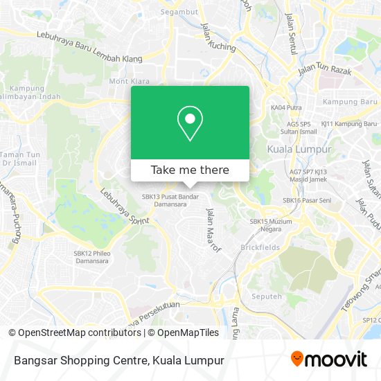 Peta Bangsar Shopping Centre