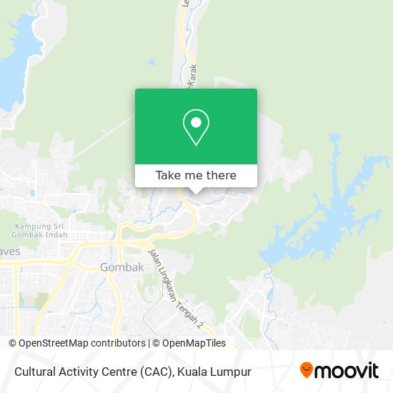 Cultural Activity Centre (CAC) map