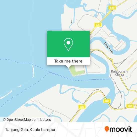 Tanjung Gila map