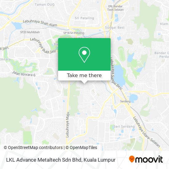 LKL Advance Metaltech Sdn Bhd map