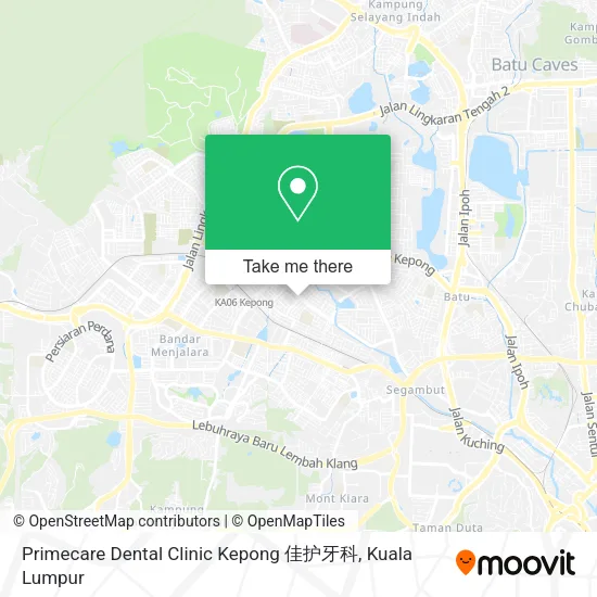 Primecare Dental Clinic Kepong 佳护牙科 map