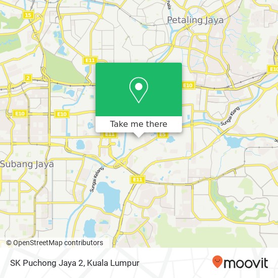 SK Puchong Jaya 2 map