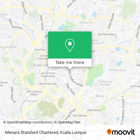 Menara Standard Chartered map