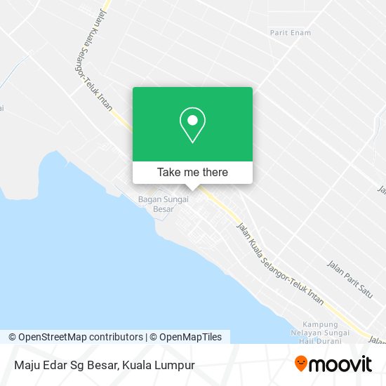 Maju Edar Sg Besar map