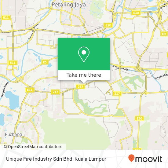 Unique Fire Industry Sdn Bhd map