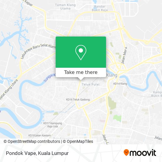 Pondok Vape map