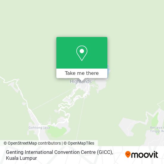 Genting International Convention Centre (GICC) map