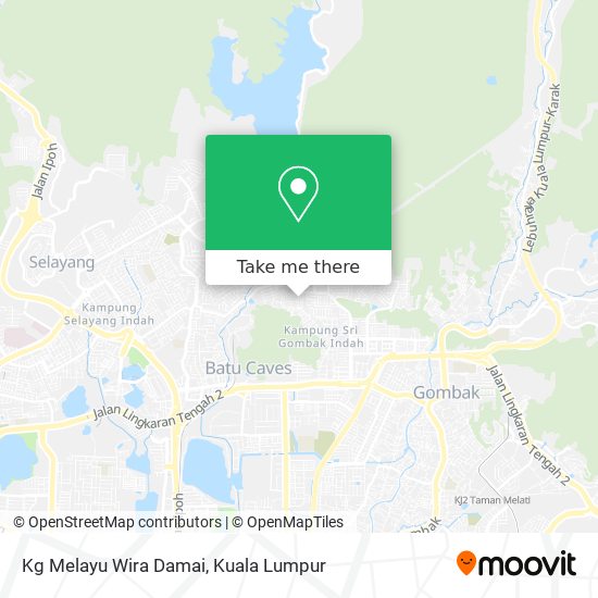 Kg Melayu Wira Damai map
