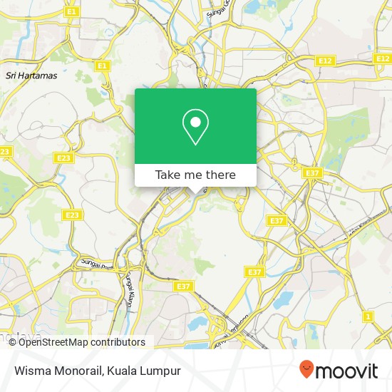 Wisma Monorail map