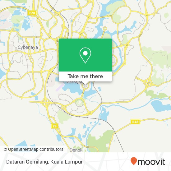 Dataran Gemilang map