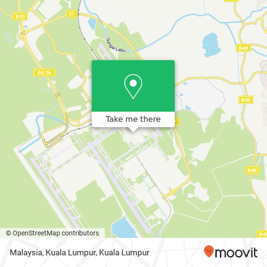 Malaysia, Kuala Lumpur map