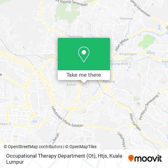 Occupational Therapy Department (Ot), Htjs map