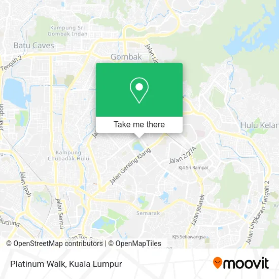 Platinum Walk map