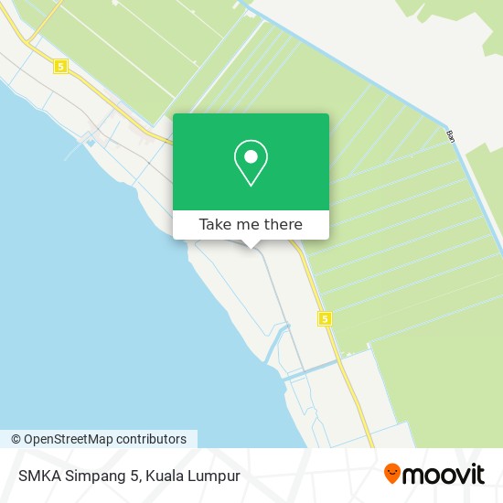 SMKA Simpang 5 map
