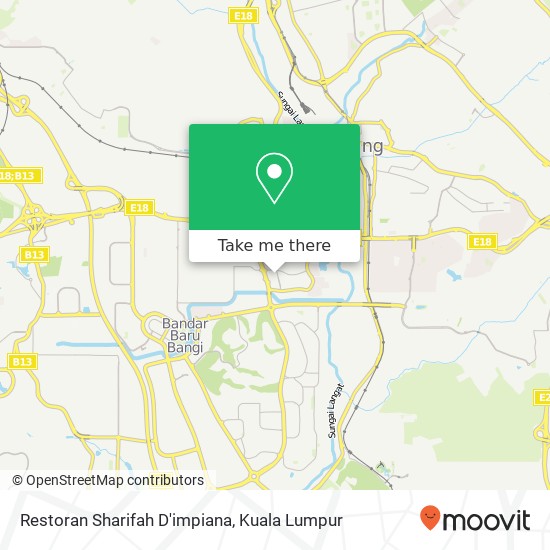 Restoran Sharifah D'impiana map