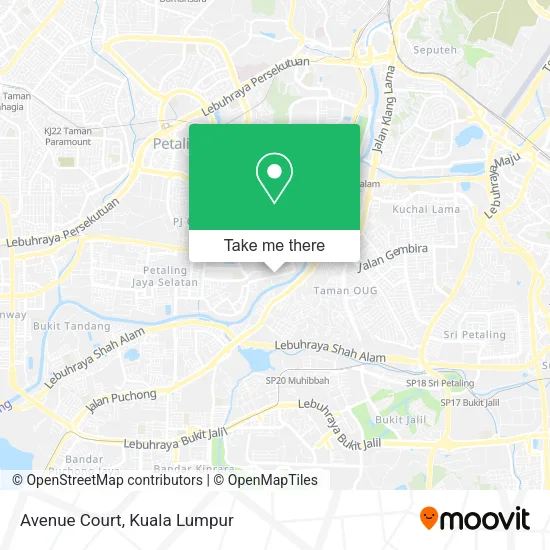 Avenue Court map
