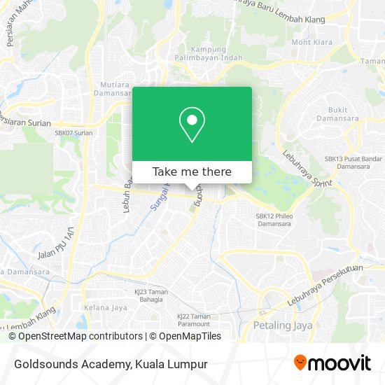 Goldsounds Academy map