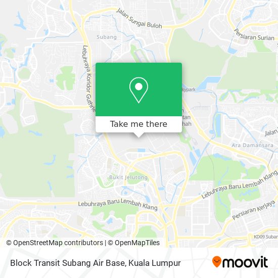 Block Transit Subang Air Base map