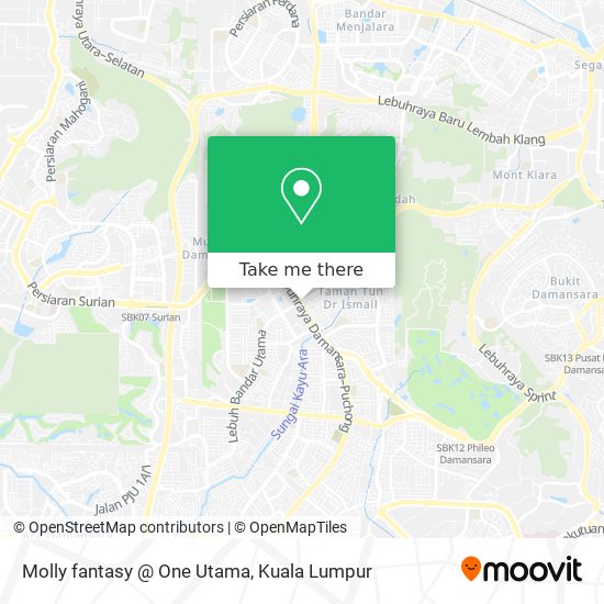Peta Molly fantasy @ One Utama