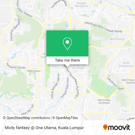 Molly fantasy @ One Utama map