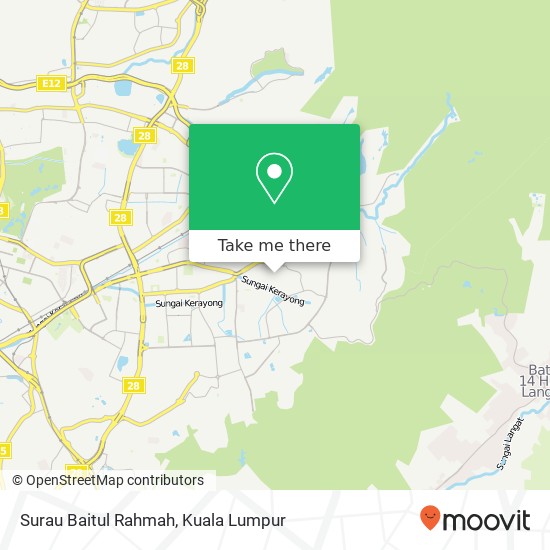 Surau Baitul Rahmah map