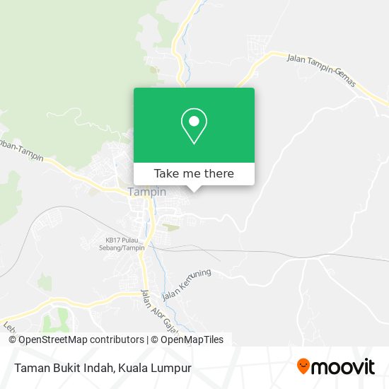 Peta Taman Bukit Indah