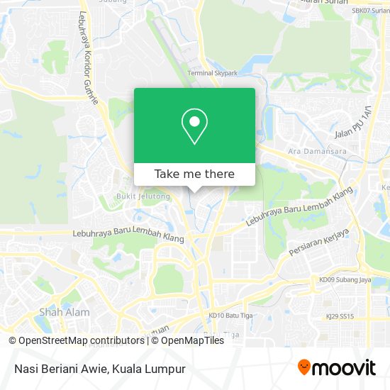 Peta Nasi Beriani Awie