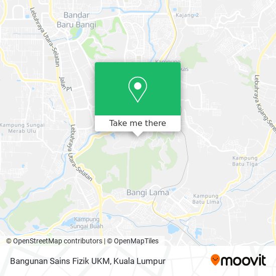 Peta Bangunan Sains Fizik UKM