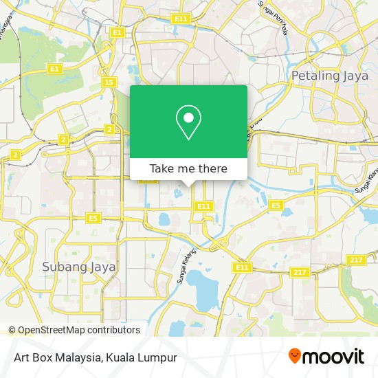 Art Box Malaysia map