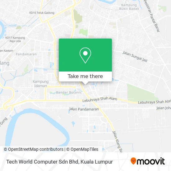 Tech World Computer Sdn Bhd map