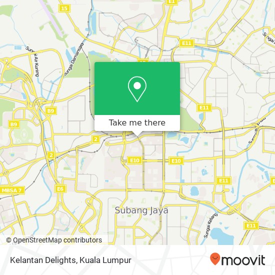 Kelantan Delights map