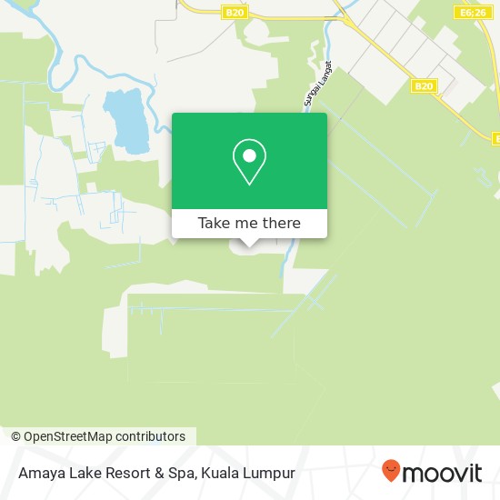 Amaya Lake Resort & Spa map