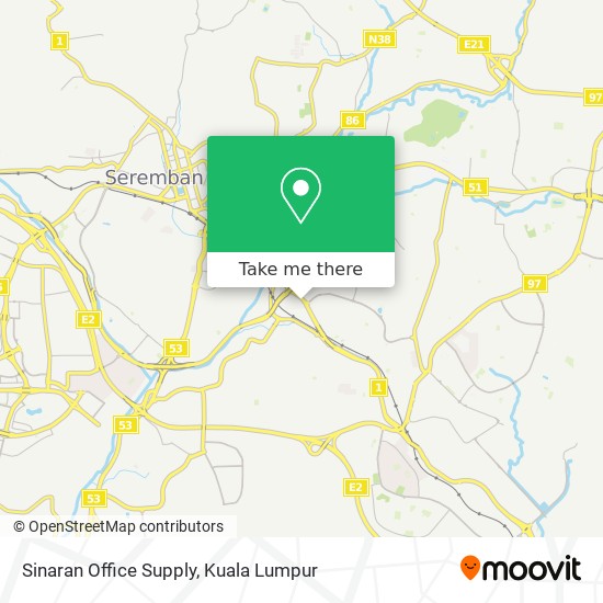 Sinaran Office Supply map