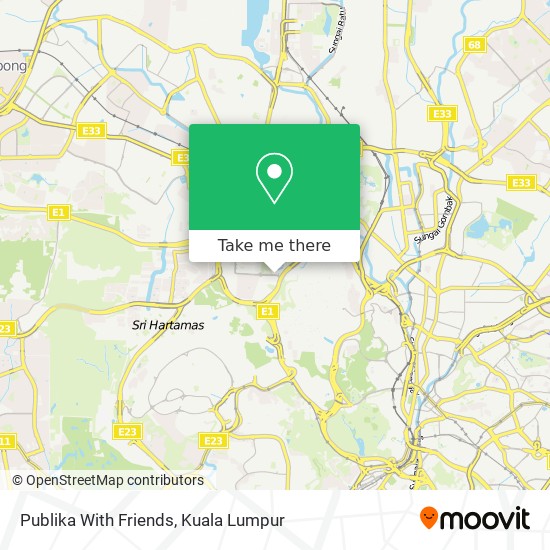Publika With Friends map