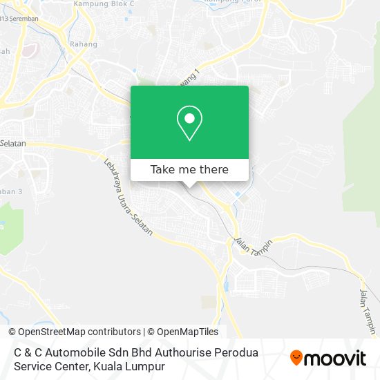 Peta C & C Automobile Sdn Bhd Authourise Perodua Service Center