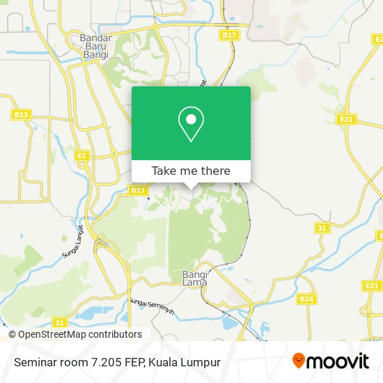 Seminar room 7.205 FEP map