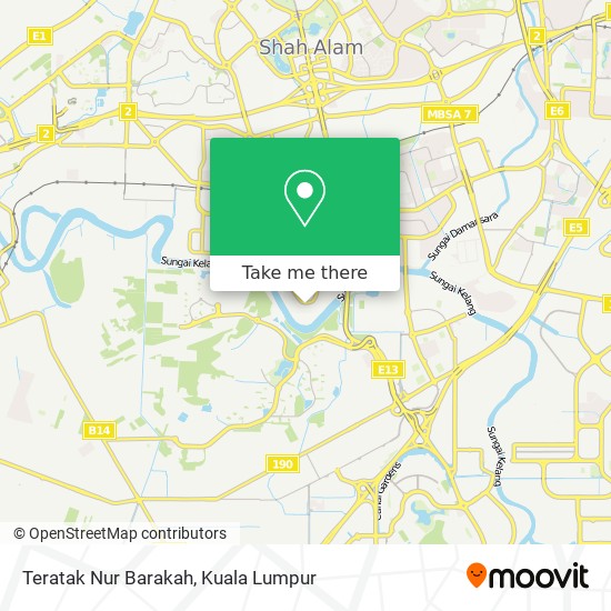 Teratak Nur Barakah map