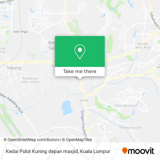 Kedai Pulut Kuning depan masjid map