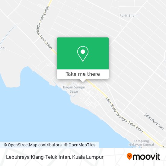 Peta Lebuhraya Klang-Teluk Intan