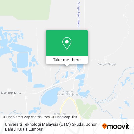 Universiti Teknologi Malaysia (UTM) Skudai, Johor Bahru map