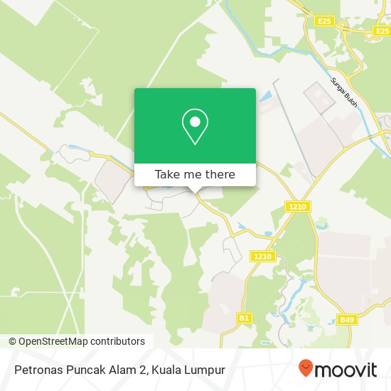 Petronas Puncak Alam 2 map