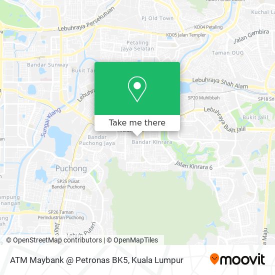 ATM Maybank @ Petronas BK5 map