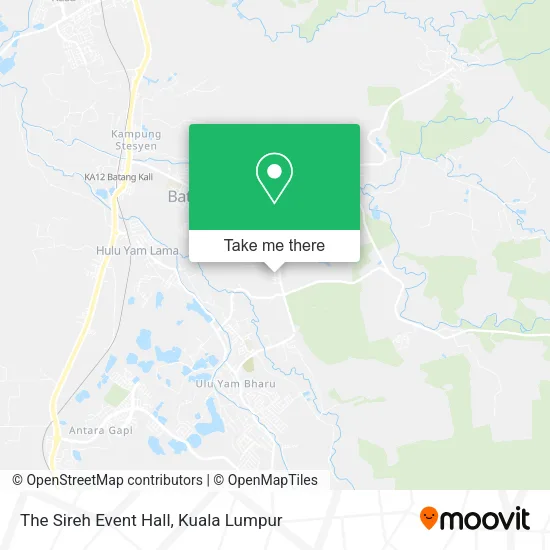 The Sireh Event Hall map