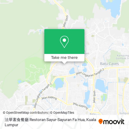 法華素食餐廳 Restoran Sayur-Sayuran Fa Hua map