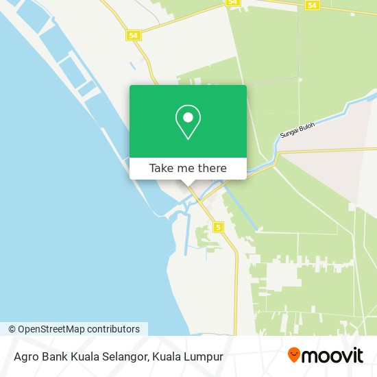 Agro Bank Kuala Selangor map