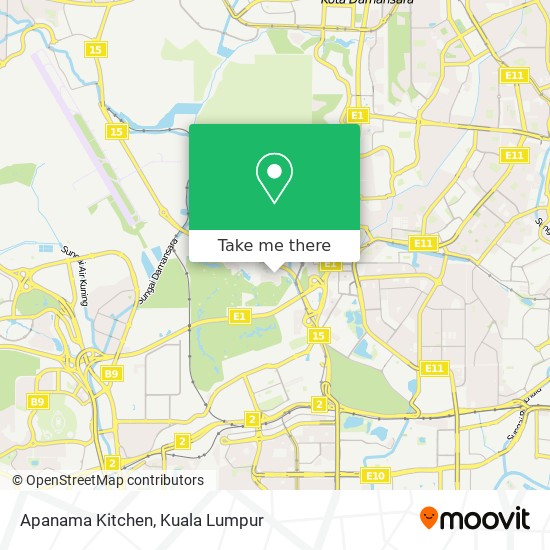 Apanama Kitchen map