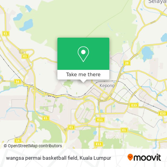 wangsa permai basketball field map