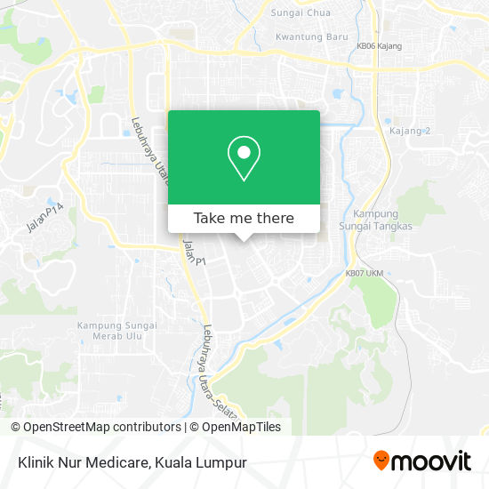 Klinik Nur Medicare map