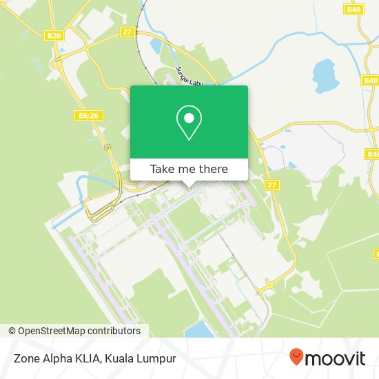 Peta Zone Alpha KLIA