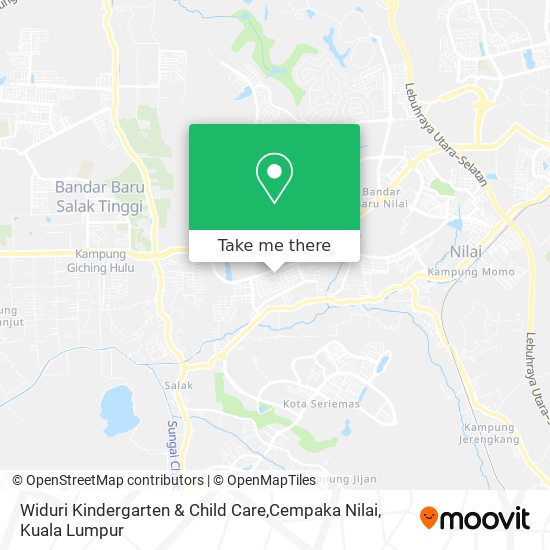 Widuri Kindergarten & Child Care,Cempaka Nilai map